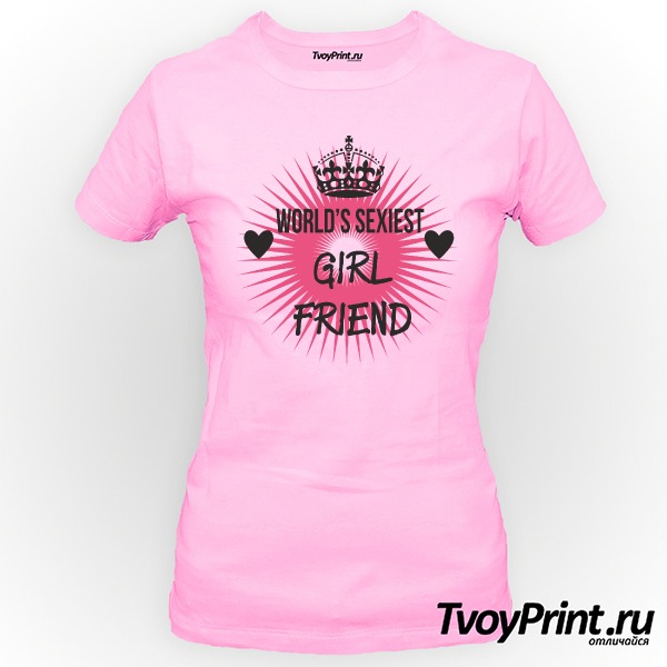 Футболка World's sexiest Girlfriend