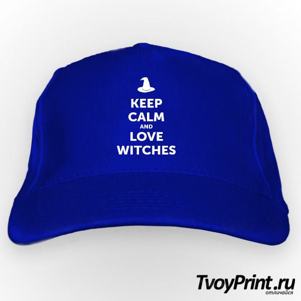 Бейсболка Keep calm and love witches