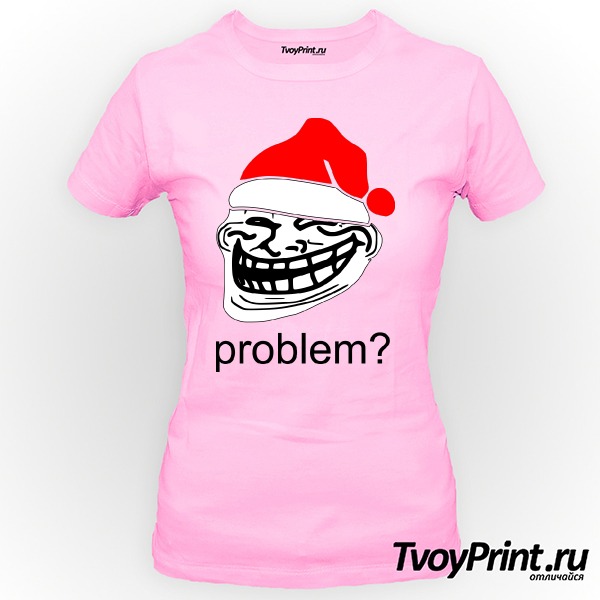 Футболка новогодний Trollface