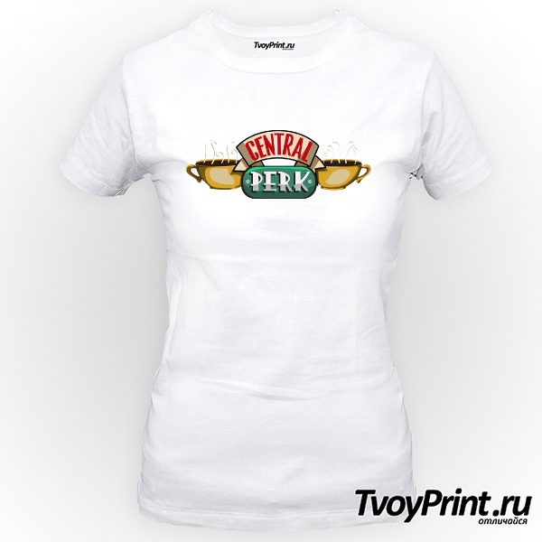Футболка central perk logo