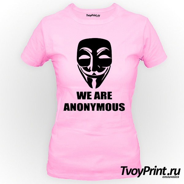 Футболка We are anonymous