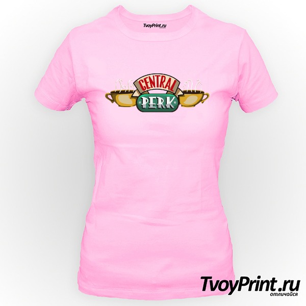 Футболка central perk logo