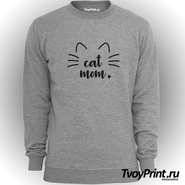 Свитшот Cat mom