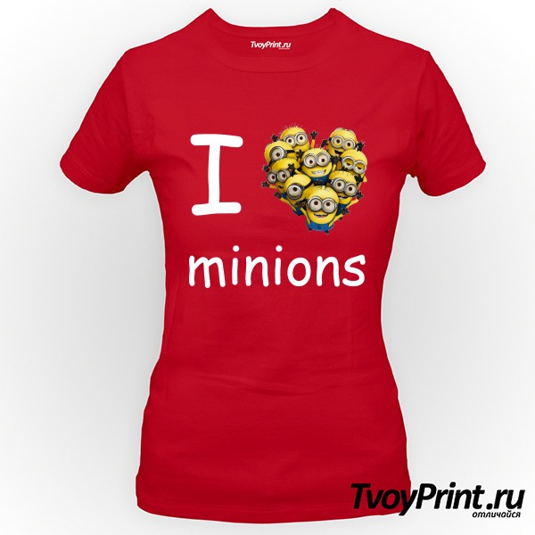 Футболка I love minion (миньон) Футболка I love minion (миньон)