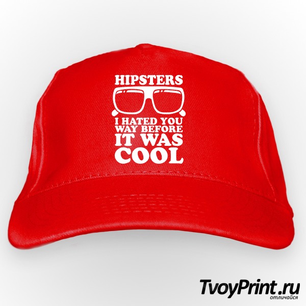 Бейсболка Hipsters I hated you