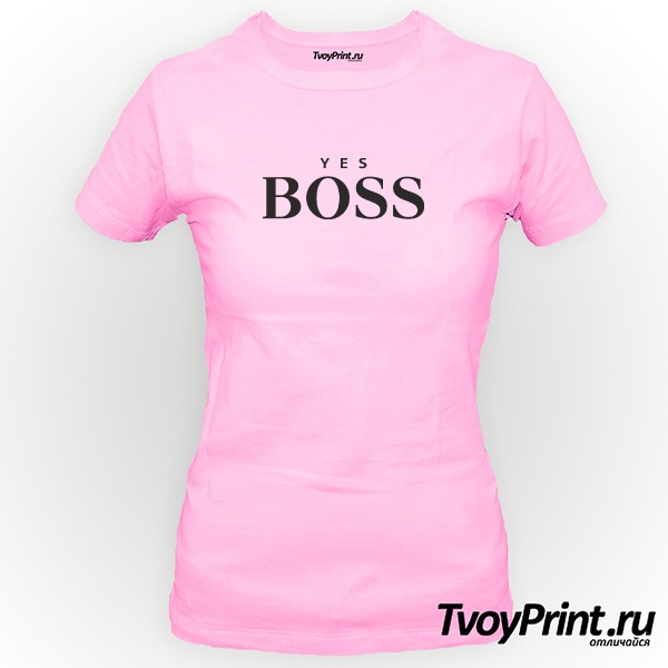 Футболка yes boss