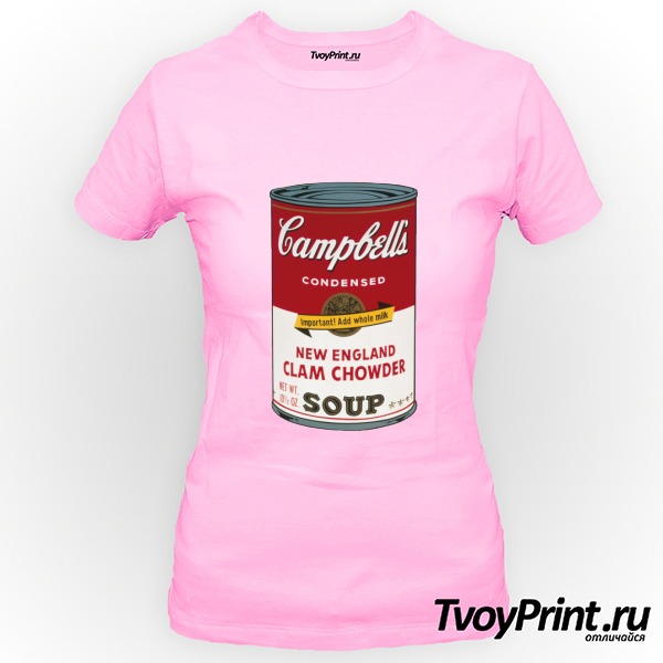 Футболка Andy Warhol campbell soup