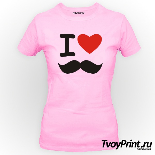 Футболка I love УСЫ
