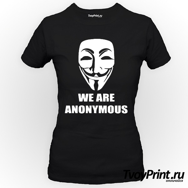 Футболка We are anonymous