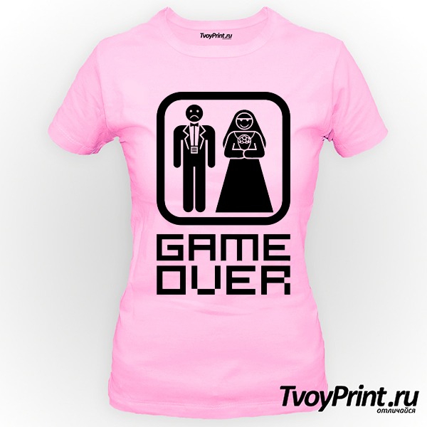 Футболка Game over