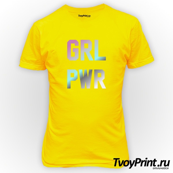 Футболка grl pwr